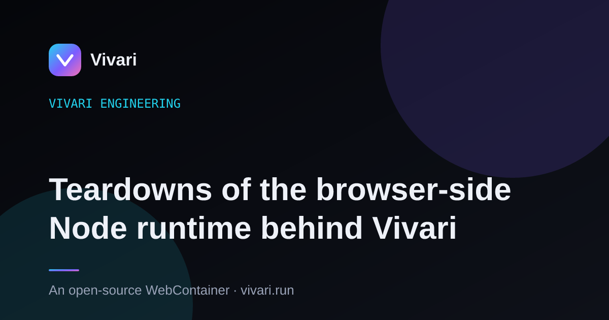 Cross-origin isolation | Vivari